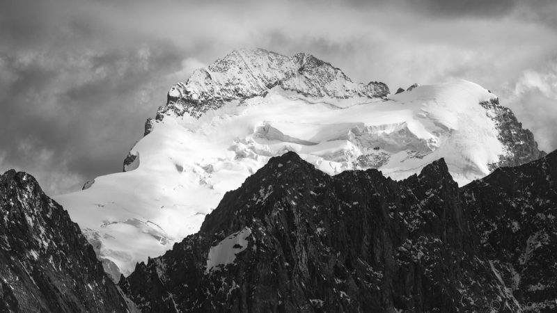 Coucher de soleil sur la Meije - Photos du massif des Ecrins