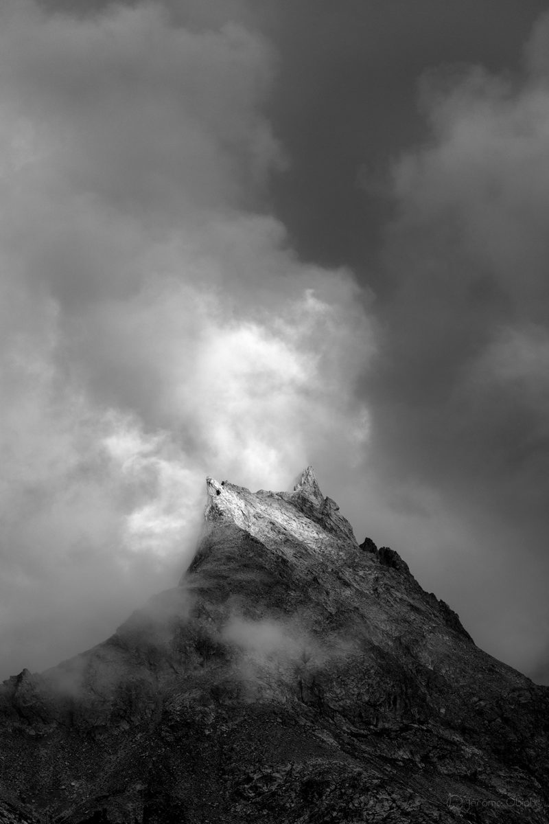 Coucher de soleil sur la Meije - Photos du massif des Ecrins