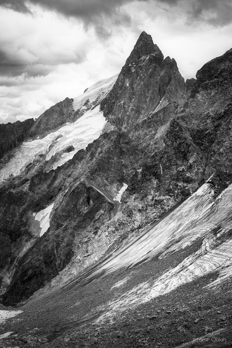 Coucher de soleil sur la Meije - Photos du massif des Ecrins