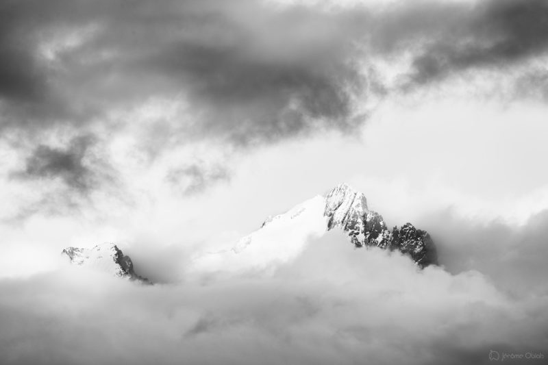 Coucher de soleil sur la Meije - Photos du massif des Ecrins