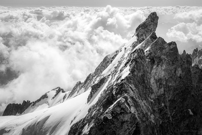 Coucher de soleil sur la Meije - Photos du massif des Ecrins