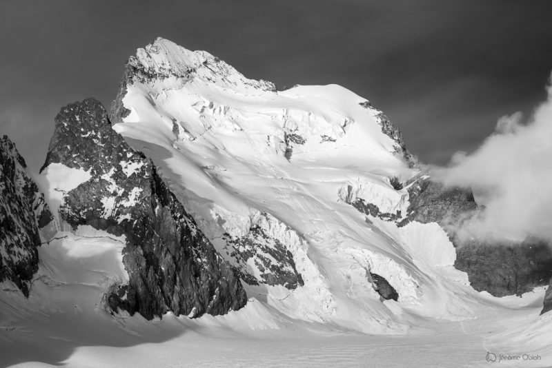 Coucher de soleil sur la Meije - Photos du massif des Ecrins