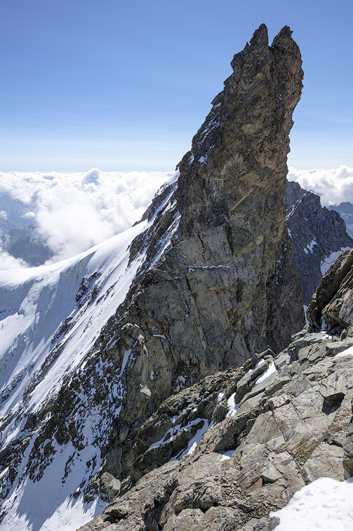 Dent Zsigmondy ou premiere dent des arêtes de la Meije