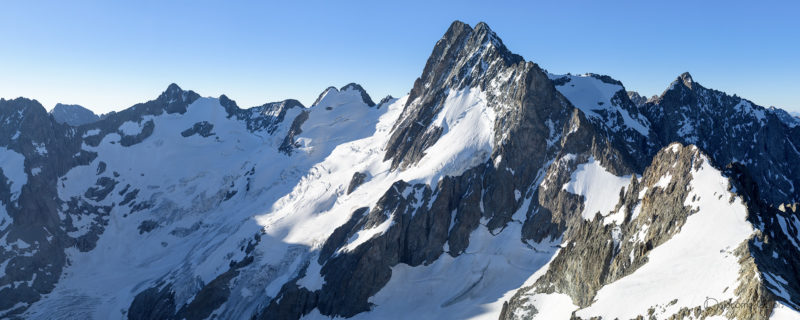 Coucher de soleil sur la Meije - Photos du massif des Ecrins