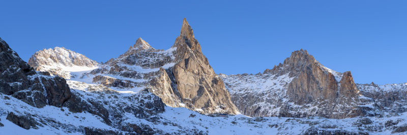 Coucher de soleil sur la Meije - Photos du massif des Ecrins